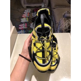 Jimmy Choo New Calf Thick Soles Sneakers For Women Yellow