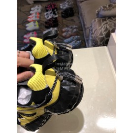 Jimmy Choo New Calf Thick Soles Sneakers For Women Yellow