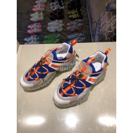 Jimmy Choo New Calf Thick Soles Sneakers For Women Orange