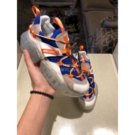 Jimmy Choo New Calf Thick Soles Sneakers For Women Orange