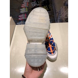 Jimmy Choo New Calf Thick Soles Sneakers For Women Orange