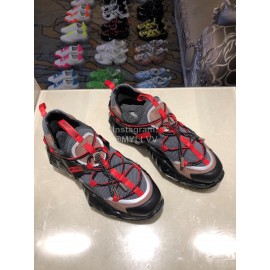 Jimmy Choo New Calf Thick Soles Sneakers Gray For Women 