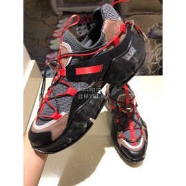 Jimmy Choo New Calf Thick Soles Sneakers Gray For Women 