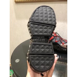 Jimmy Choo New Calf Thick Soles Sneakers Gray For Women 