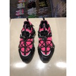 Jimmy Choo New Calf Thick Soles Sneakers For Women Rose Red 