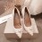 Jimmy Choo Elegant Pearl High Heels For Women 