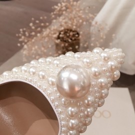 Jimmy Choo Elegant Pearl High Heels For Women 