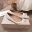 Jimmy Choo Elegant Pearl Flat Heel Shoes For Women 