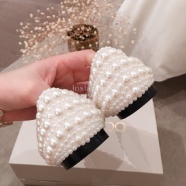 Jimmy Choo Elegant Pearl Flat Heel Shoes For Women 