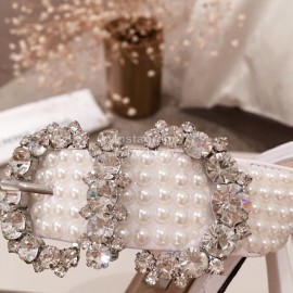 Jimmy Choo Elegant Pearl High Heel Sandals For Women 