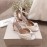 Jimmy Choo Elegant Pearl High Heel Sandals For Women White
