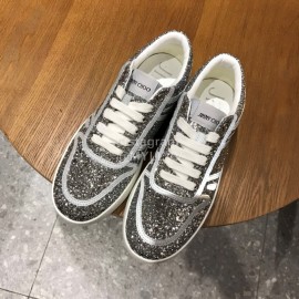 Jimmy Choo New Luminous Casual Sneakers For Women Gray