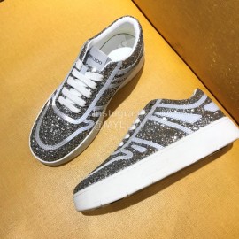 Jimmy Choo New Luminous Casual Sneakers For Women Gray