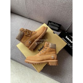 Jimmy Choo Co Branded Timberland Autumn Winter Martin Boots For Women Brown