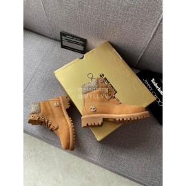 Jimmy Choo Co Branded Timberland Autumn Winter Martin Boots For Women Brown