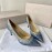 Jimmy Choo Fashion Blue Blingbling Pointed High Heels For Women 