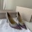 Jimmy Choo Fashion Blingbling Pointed High Heels For Women Purple