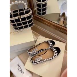 Jimmy Choo Autumn Printed Patent Leather Flat Heels For Women 