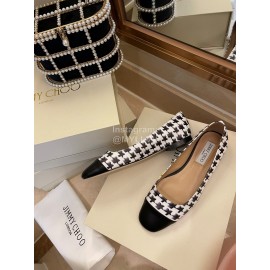 Jimmy Choo Autumn Printed Patent Leather Flat Heels For Women 