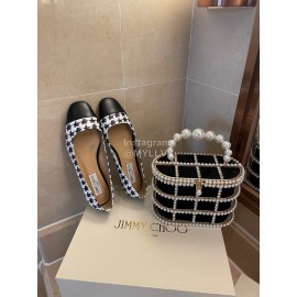 Jimmy Choo Autumn Printed Patent Leather Flat Heels For Women 