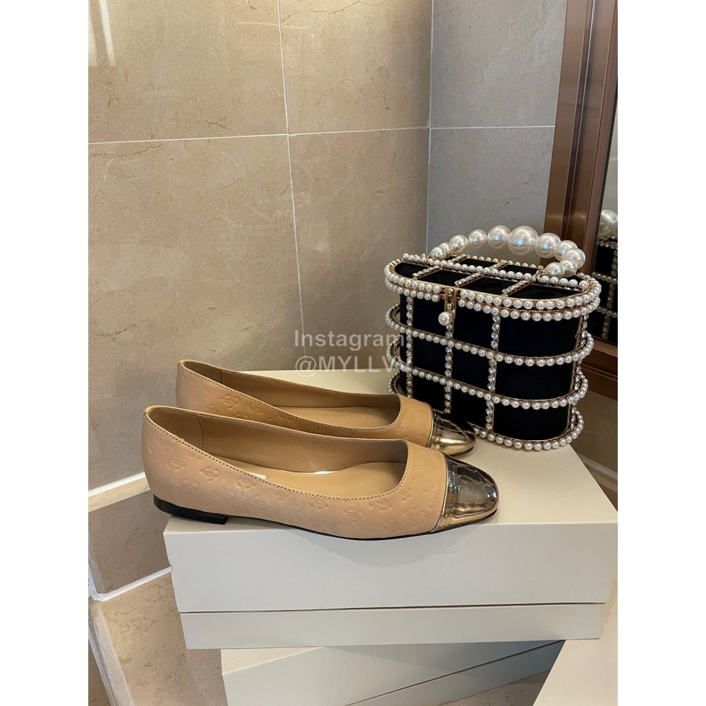 Jimmy Choo Autumn Patent Leather Flat Heels For Women Khaki