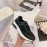 Jimmy Choo Fashion Cowhide Casual Sneakers For Women Black