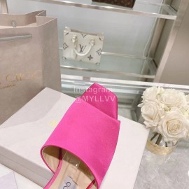 Jimmy Choo Napa Sheepskin High Heeled Sandals For Women Rose Red