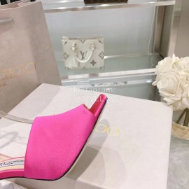 Jimmy Choo Napa Sheepskin High Heeled Sandals For Women Rose Red