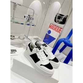 Jimmy Choo Co Branded Eric Haze Cowhide Canvas Sneakers Black