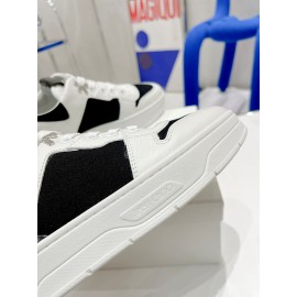 Jimmy Choo Co Branded Eric Haze Cowhide Canvas Sneakers Black