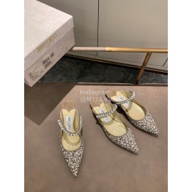 Jimmy Choo Fashion Pearl Pointed High Heeled Sandals For Women 