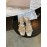 Jimmy Choo Sheepskin Diamond Buckle Flat Heeled Slippers For Women White