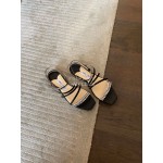 Jimmy Choo Sheepskin Diamond Buckle Flat Heeled Slippers For Women Black