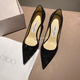 Jimmy Choo Fashion Pointed High Heels For Women Black