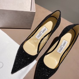 Jimmy Choo Fashion Pointed High Heels For Women Black