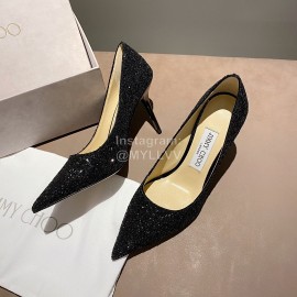 Jimmy Choo Fashion Pointed High Heels For Women Black