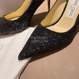 Jimmy Choo Fashion Pointed High Heels For Women Black