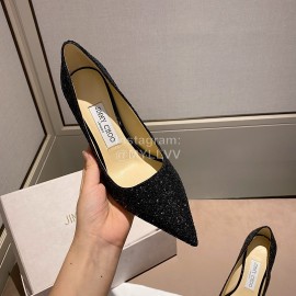 Jimmy Choo Fashion Pointed High Heels For Women Black
