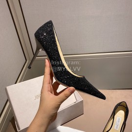 Jimmy Choo Fashion Pointed High Heels For Women Black