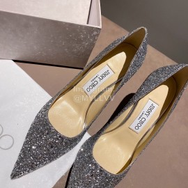 Jimmy Choo Fashion Pointed High Heels For Women Silver