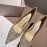 Jimmy Choo Fashion Pointed High Heels For Women Gold