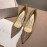Jimmy Choo Fashion Pointed High Heels Gold For Women 