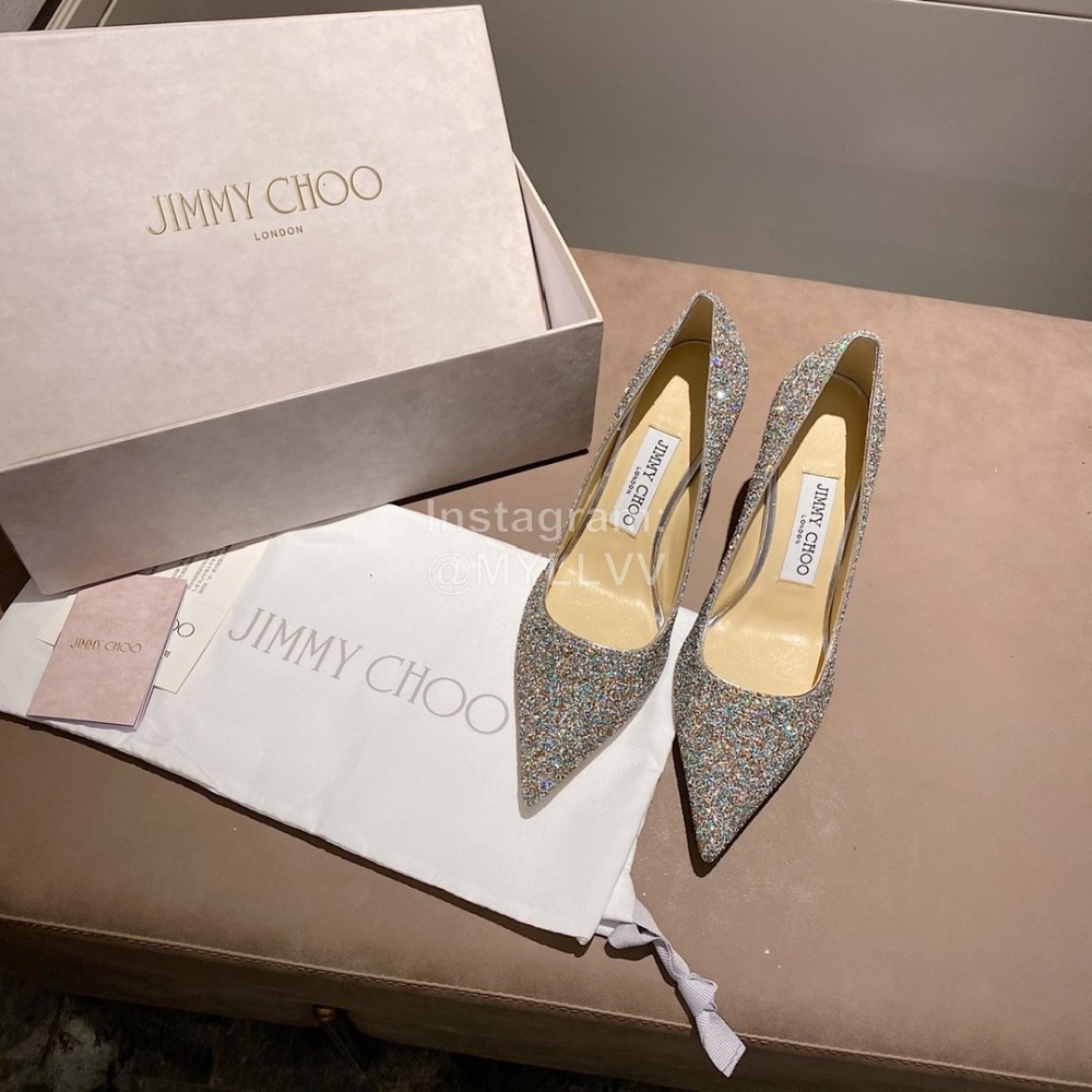 Jimmy Choo Fashion Pointed High Heels For Women 