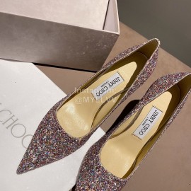 Jimmy Choo Fashion Pointed High Heels For Women Pink