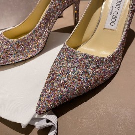 Jimmy Choo Fashion Pointed High Heels For Women Pink