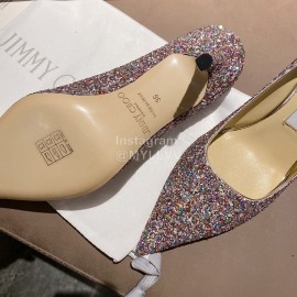 Jimmy Choo Fashion Pointed High Heels For Women Pink