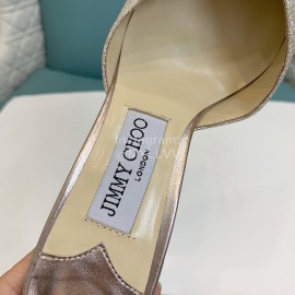 Jimmy Choo Crysta Blingbling Diamond Sheepskin High Heels For Women 