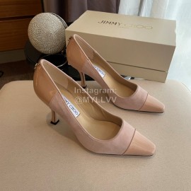 Jimmy Choo Billy Vintage Suede Patent Leather High Heels For Women 