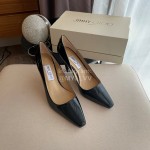 Jimmy Choo Billy Vintage Patent Leather High Heels For Women Black