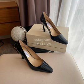 Jimmy Choo Billy Vintage Patent Leather High Heels For Women Black